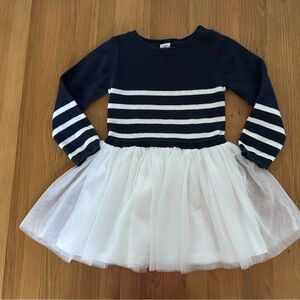 Petit Bateau Navy and White Sweater